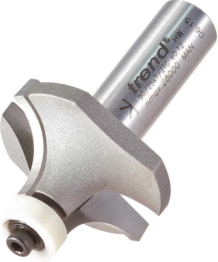 Tooled Up | Trend Trend Bull Nose Round Over Combination Router Cutter 38mm 19mm 1/2 Trend Trend Bull Nose Round Over Combination Router Cutter 38mm 19mm 1/2