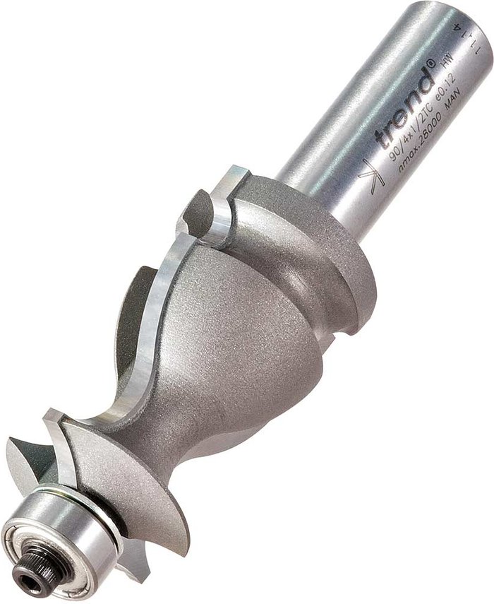Tooled Up | Trend Trend Multi Mould Bearing Guided Router Cutter 27mm 45mm 1/2 Trend Trend Multi Mould Bearing Guided Router Cutter 27mm 45mm 1/2
