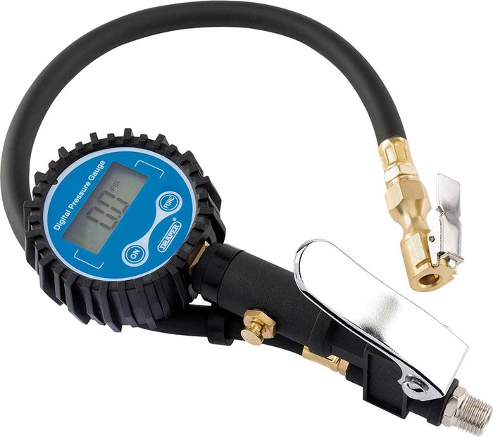 Tooled Up | Draper Draper Digital In-Line Tyre Inflator Draper Draper Digital In-Line Tyre Inflator