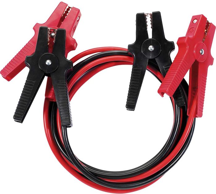 Tooled Up | Draper Draper 10mm Booster Cable Jump Leads 2m Draper Draper 10mm Booster Cable Jump Leads 2m