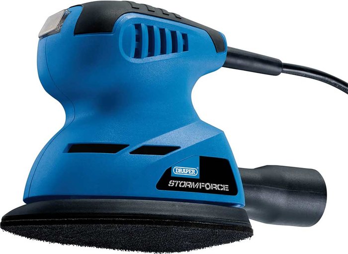 Tooled Up | Draper Draper Storm Force 230V Tri-base Detail Sander 125W Draper Draper Storm Force 230V Tri-base Detail Sander 125W