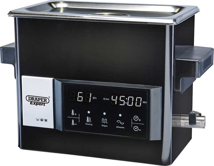 Tooled Up | Draper Draper Expert UCT 27L Ultrasonic Cleaning Tank Draper Draper Expert UCT 27L Ultrasonic Cleaning Tank