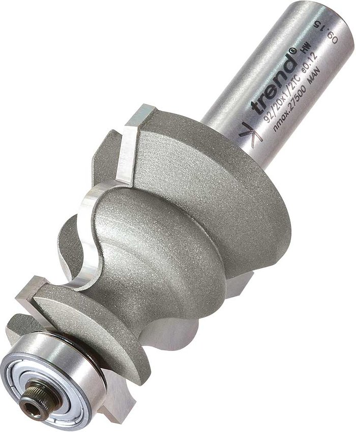 Tooled Up | Trend Trend Bearing Guided Decorative Bead Router Cutter 35mm 38mm 1/2 Trend Trend Bearing Guided Decorative Bead Router Cutter 35mm 38mm 1/2