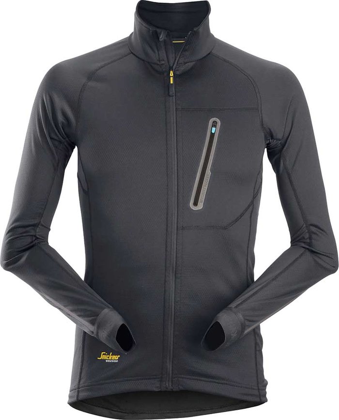 Tooled Up | Snickers Snickers 9448 Lite Work Slim Fit Midlayer Top Steel Grey XL Snickers Snickers 9448 Lite Work Slim Fit Midlayer Top Steel Grey XL