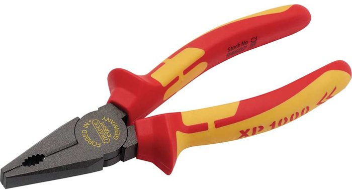 Tooled Up | Draper Draper XP1000 VDE Insulated Combination Pliers 160mm Draper Draper XP1000 VDE Insulated Combination Pliers 160mm