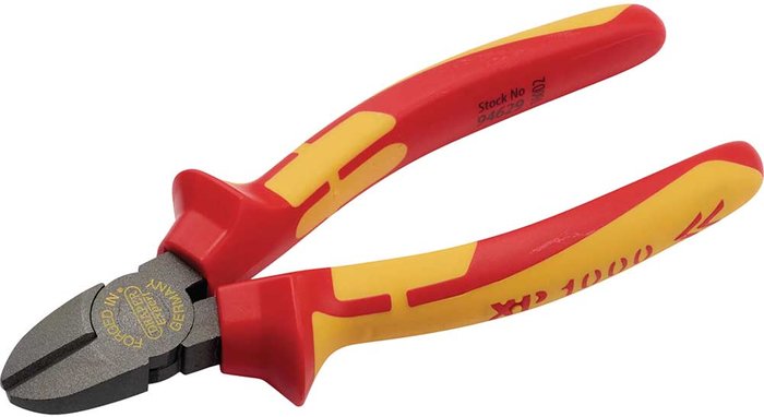 Tooled Up | Draper Draper XP1000 VDE Insulated Diagonal Side Cutters 160mm Draper Draper XP1000 VDE Insulated Diagonal Side Cutters 160mm