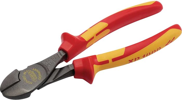Tooled Up | Draper Draper XP1000 VDE Insulated High Leverage Side Cutters 180mm Draper Draper XP1000 VDE Insulated High Leverage Side Cutters 180mm