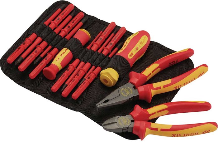 Tooled Up | Draper Draper 14 Piece XP1000 VDE Insulated Screwdriver and Pliers Set Draper Draper 14 Piece XP1000 VDE Insulated Screwdriver and Pliers Set