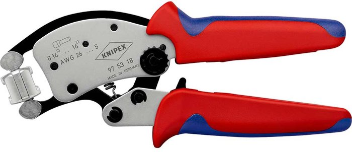 Tooled Up | Knipex Knipex 97 53 Twistor16 Self Adjusting Crimping Pliers Knipex Knipex 97 53 Twistor16 Self Adjusting Crimping Pliers