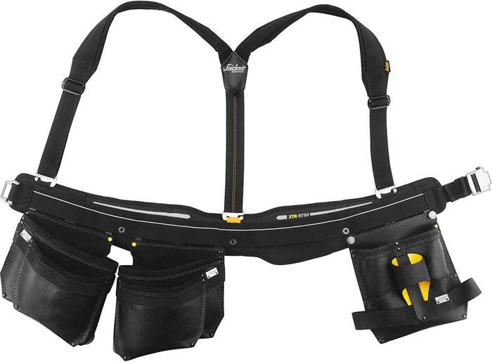 Tooled Up | Snickers Snickers 9770 XTR Carpenters Ultimate Tool Belt Black M Snickers Snickers 9770 XTR Carpenters Ultimate Tool Belt Black M