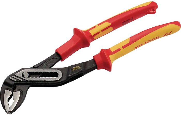 Tooled Up | Draper Draper XP1000 VDE Insulated Tethered Water Pump Pliers 250mm Draper Draper XP1000 VDE Insulated Tethered Water Pump Pliers 250mm