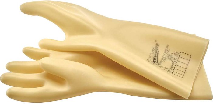 Tooled Up | Draper Draper Class 0 Electrical Insulating Safety Gloves Natural L Draper Draper Class 0 Electrical Insulating Safety Gloves Natural L