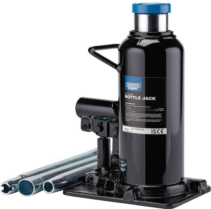 Tooled Up | Draper Draper Expert Hydraulic Bottle Jack 20 Tonne Draper Draper Expert Hydraulic Bottle Jack 20 Tonne