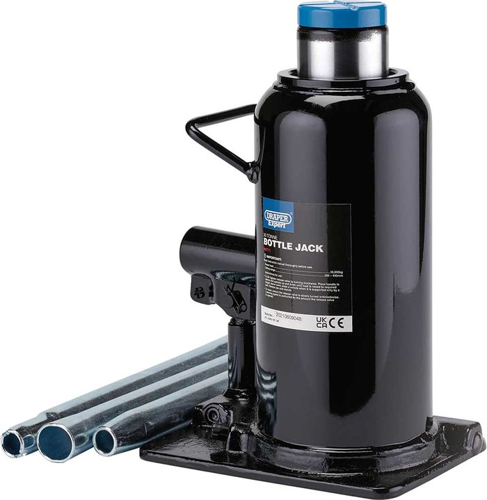 Tooled Up | Draper Draper Expert Hydraulic Bottle Jack 30 Tonne Draper Draper Expert Hydraulic Bottle Jack 30 Tonne