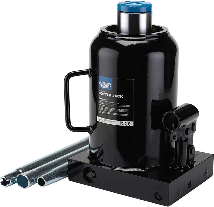 Tooled Up | Draper Draper Expert Hydraulic Bottle Jack 50 Tonne Draper Draper Expert Hydraulic Bottle Jack 50 Tonne