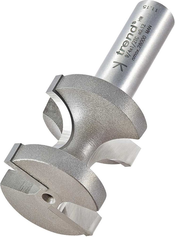 Tooled Up | Trend Trend Staff Nosing Bead Router Cutter 33mm 20mm 1/2 Trend Trend Staff Nosing Bead Router Cutter 33mm 20mm 1/2