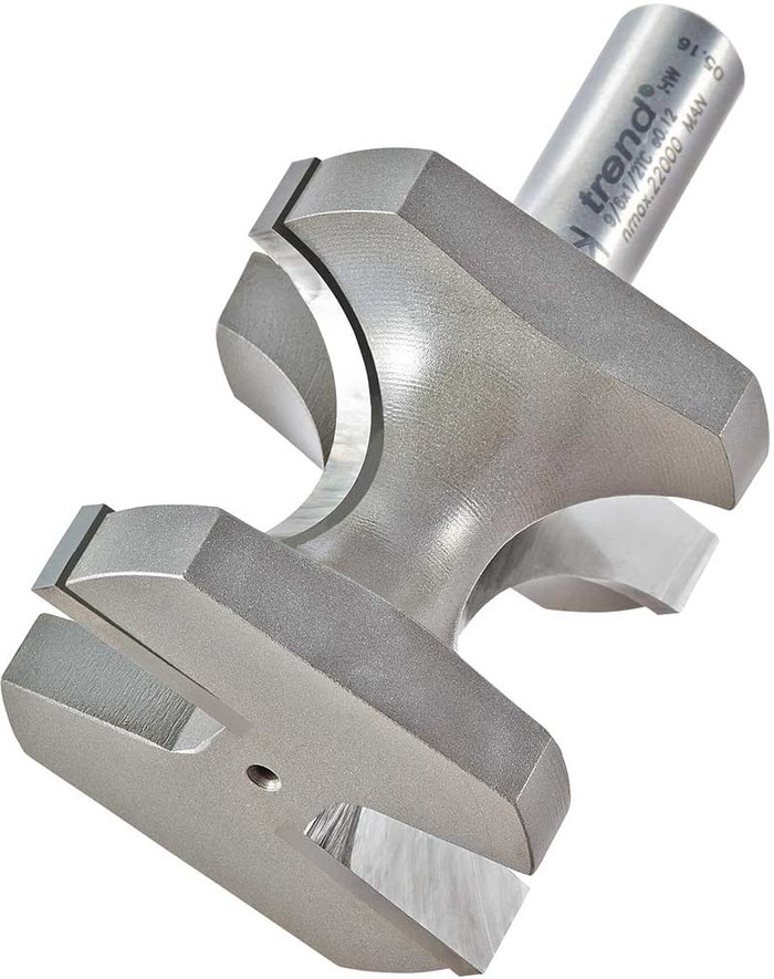 Tooled Up | Trend Trend Staff Nosing Bead Router Cutter 50.8mm 32mm 1/2 Trend Trend Staff Nosing Bead Router Cutter 50.8mm 32mm 1/2