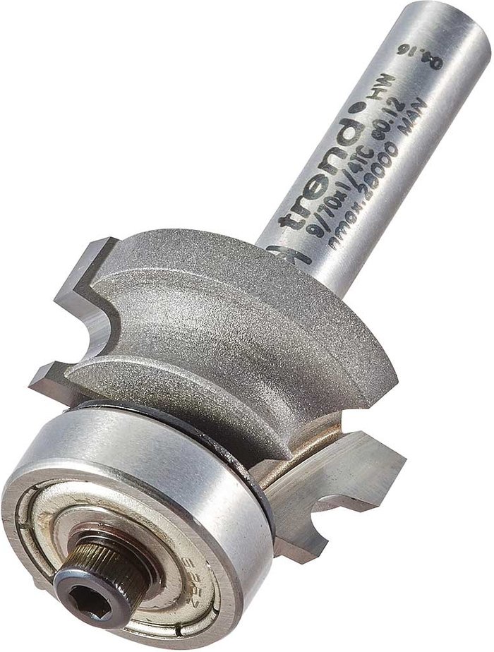 Tooled Up | Trend Trend Corner Bead Bearing Guided Router Cutter 23mm 20mm 1/4 Trend Trend Corner Bead Bearing Guided Router Cutter 23mm 20mm 1/4