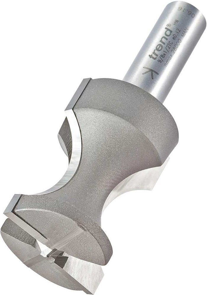 Tooled Up | Trend Trend Hand Hole Staff Bead Router Cutter 32mm 28mm 1/2 Trend Trend Hand Hole Staff Bead Router Cutter 32mm 28mm 1/2