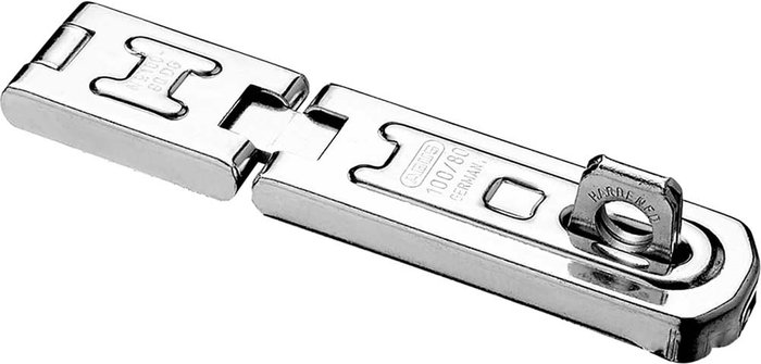 Tooled Up | Abus Abus 100 Series Tradition Hasp and Staple Double Jointed 100mm Abus Abus 100 Series Tradition Hasp and Staple Double Jointed 100mm