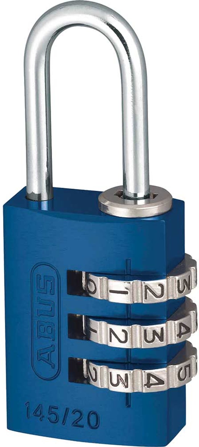 Tooled Up | Abus Abus 145 Series Aluminium Combination Padlock 20mm Blue Standard Abus Abus 145 Series Aluminium Combination Padlock 20mm Blue Standard