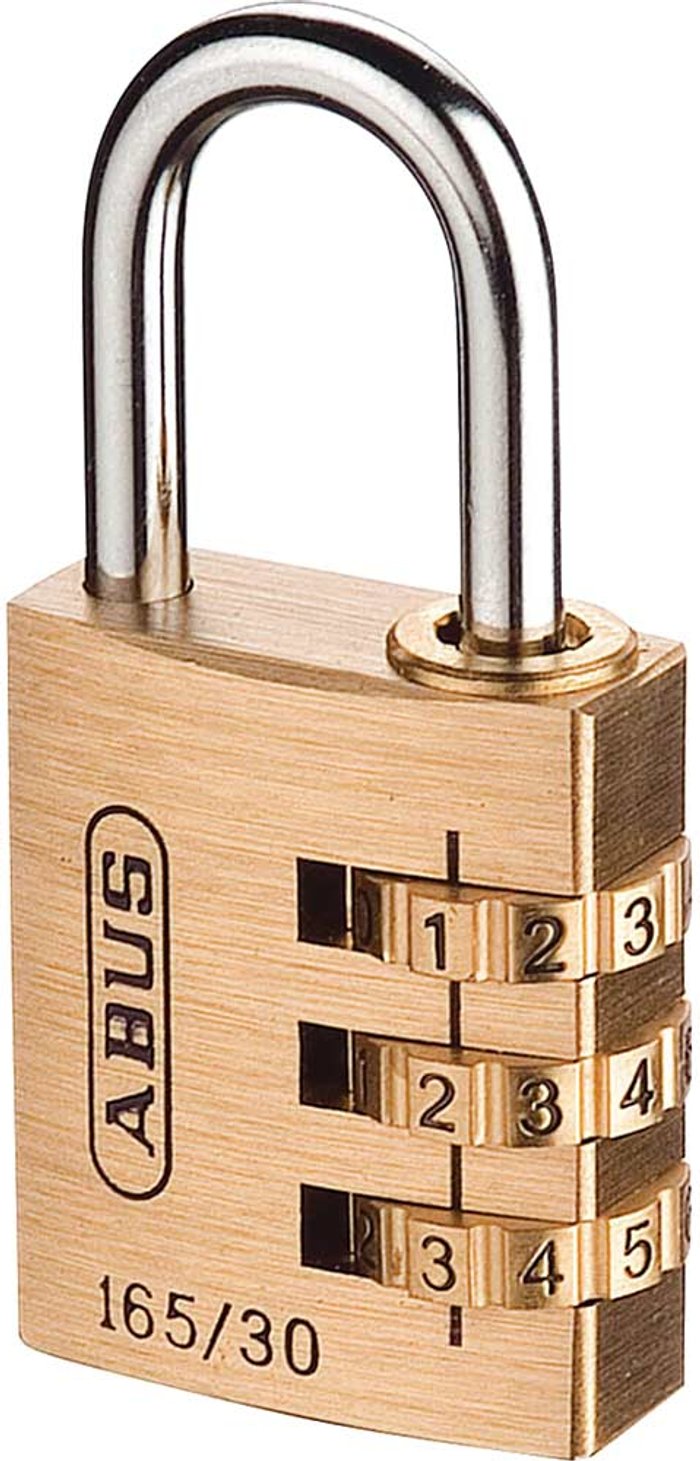 Tooled Up | Abus Abus 165 Series Combination Padlock 30mm Standard Abus Abus 165 Series Combination Padlock 30mm Standard