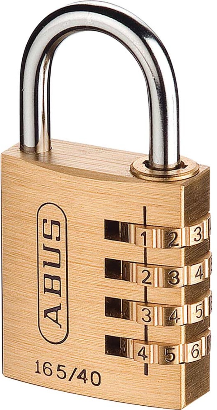 Tooled Up | Abus Abus 165 Series Combination Padlock 40mm Standard Abus Abus 165 Series Combination Padlock 40mm Standard