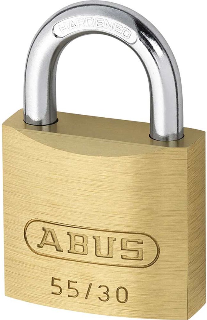 Tooled Up | Abus Abus 55 Series Basic Brass Padlock Keyed Alike 30mm Standard 5301 Abus Abus 55 Series Basic Brass Padlock Keyed Alike 30mm Standard 5301