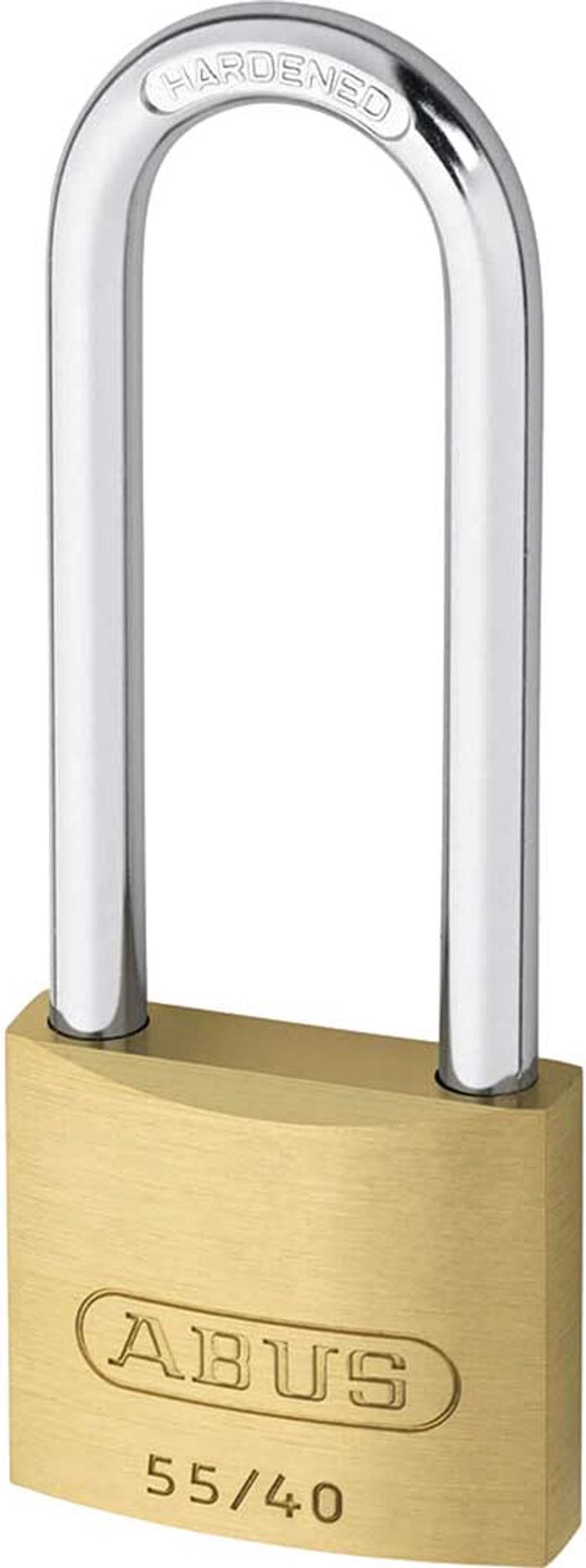 Tooled Up | Abus Abus 55 Series Basic Brass Padlock 40mm Extra Long Abus Abus 55 Series Basic Brass Padlock 40mm Extra Long