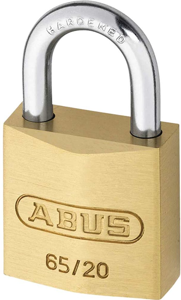 Tooled Up | Abus Abus 65 Series Compact Brass Padlock Keyed Alike 20mm Standard 204 Abus Abus 65 Series Compact Brass Padlock Keyed Alike 20mm Standard 204