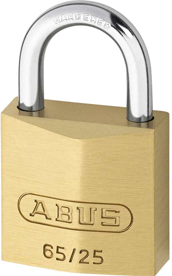 Tooled Up | Abus Abus 65 Series Compact Brass Padlock Keyed Alike 25mm Standard 251 Abus Abus 65 Series Compact Brass Padlock Keyed Alike 25mm Standard 251
