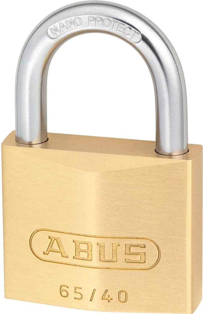 Tooled Up | Abus Abus 65 Series Compact Brass Padlock Keyed Alike 40mm Standard 405 Abus Abus 65 Series Compact Brass Padlock Keyed Alike 40mm Standard 405