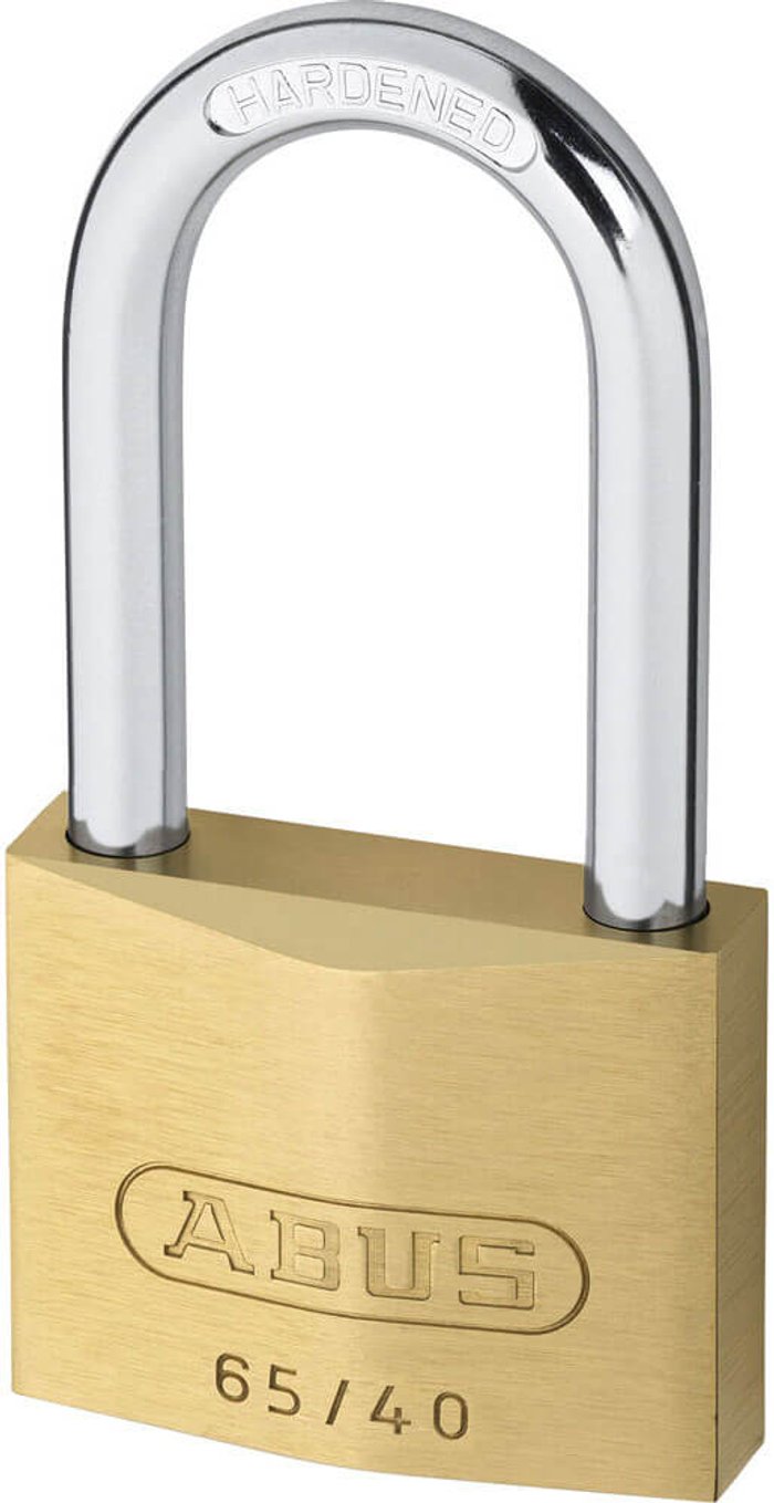 Tooled Up | Abus Abus 65 Series Compact Brass Padlock 40mm Long Abus Abus 65 Series Compact Brass Padlock 40mm Long