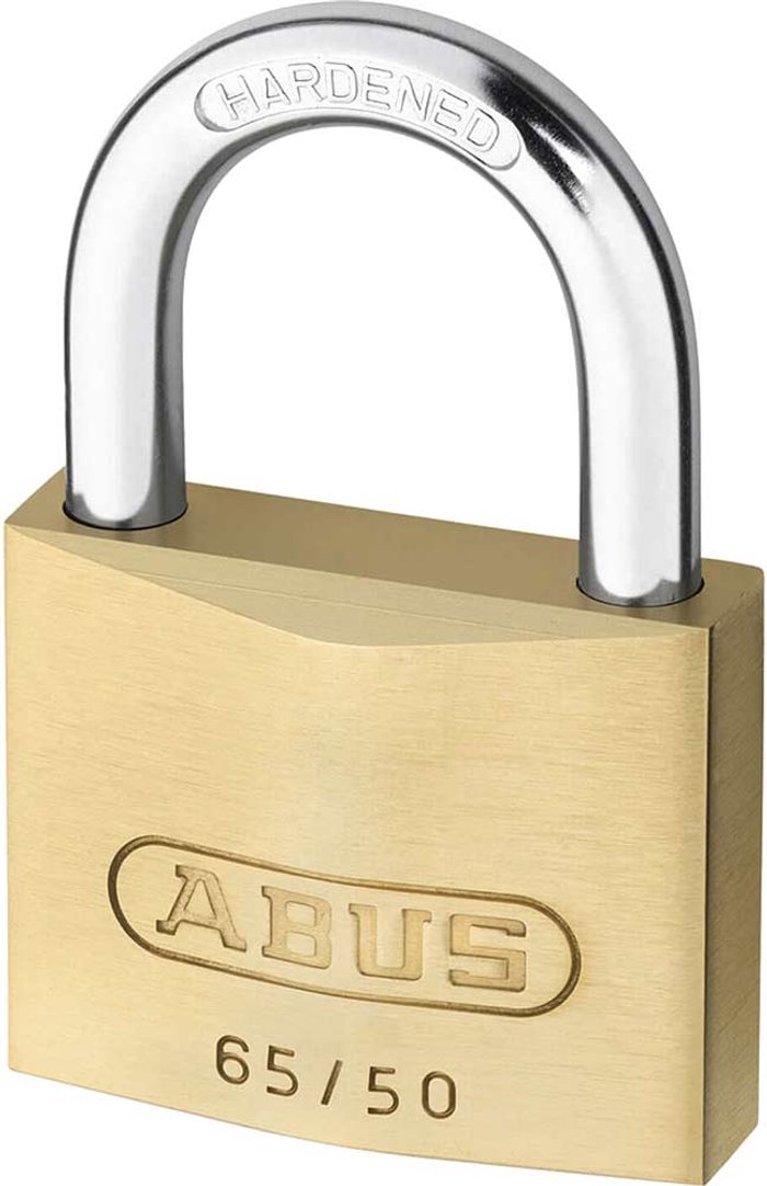 Tooled Up | Abus Abus 65 Series Compact Brass Padlock Keyed Alike 50mm Standard 505 Abus Abus 65 Series Compact Brass Padlock Keyed Alike 50mm Standard 505