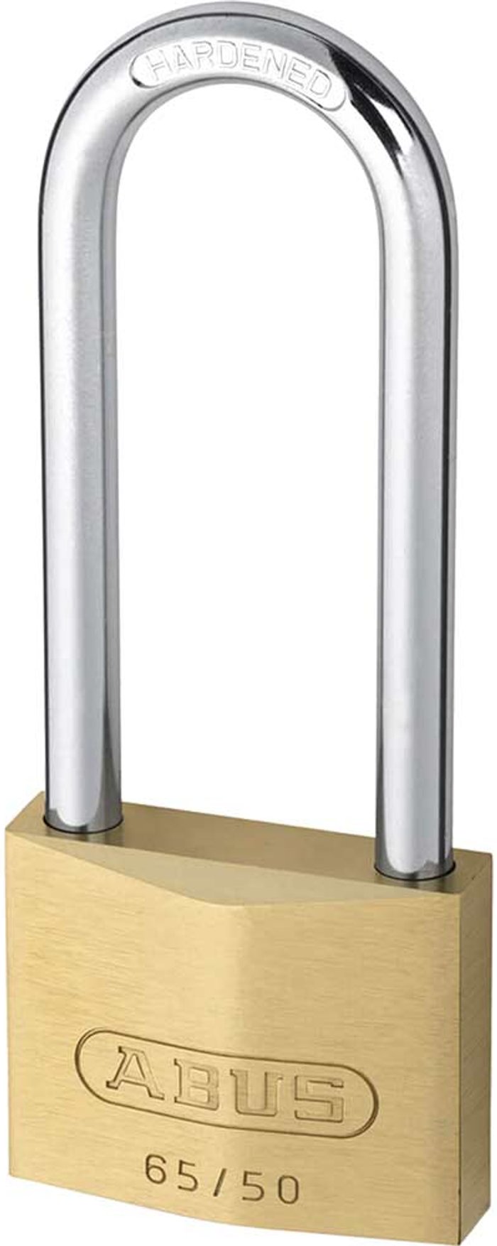 Tooled Up | Abus Abus 65 Series Compact Brass Padlock 50mm Extra Long Abus Abus 65 Series Compact Brass Padlock 50mm Extra Long