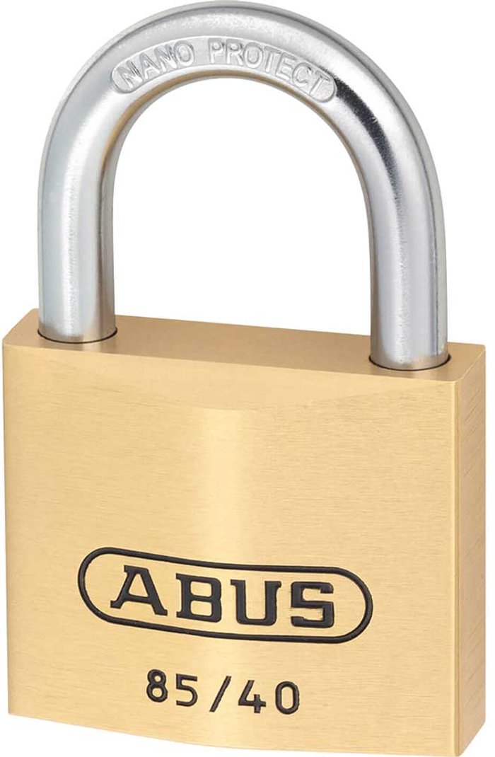 Tooled Up | Abus Abus 85 Series Classic Brass Padlock 40mm Standard Abus Abus 85 Series Classic Brass Padlock 40mm Standard