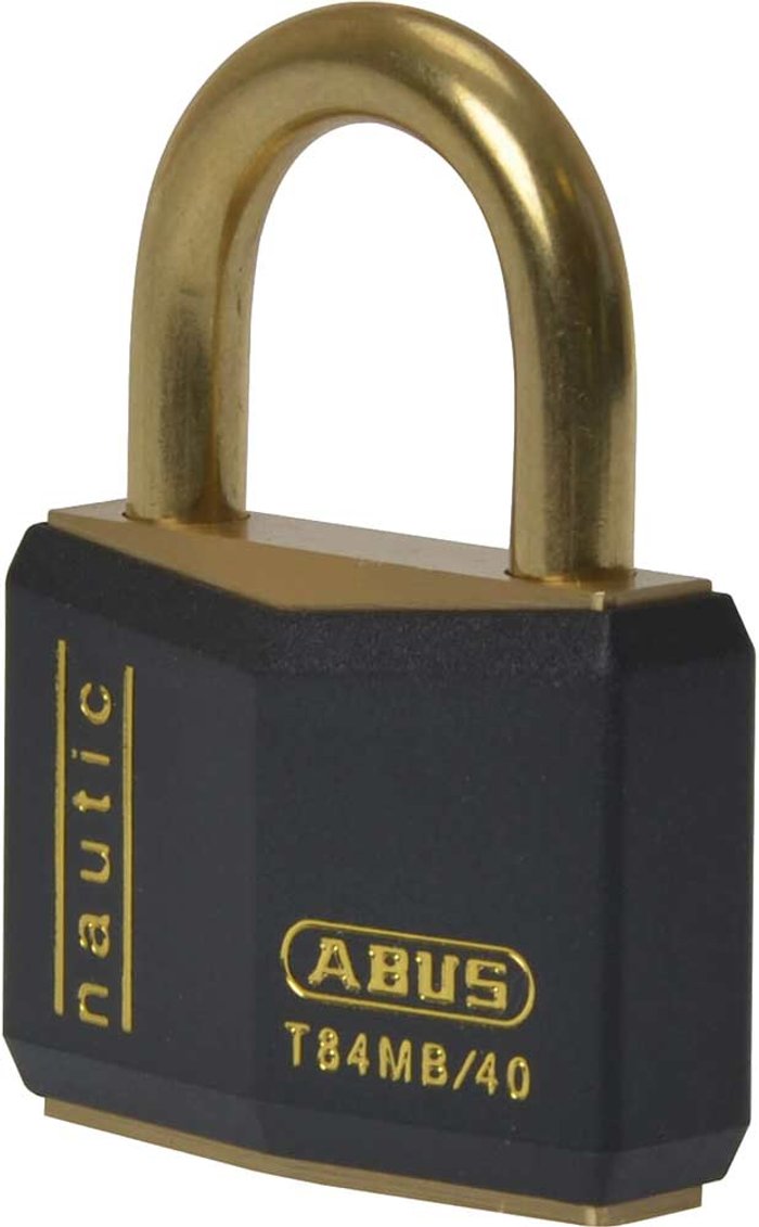 Tooled Up | Abus Abus Black T84 Inox Series Brass Padlock 40mm Standard Abus Abus Black T84 Inox Series Brass Padlock 40mm Standard
