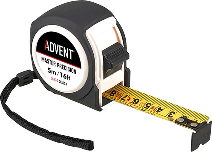 Tooled Up | Advent Advent Master Precision Class 1 Tape Measure Imperial & Metric 16ft / 5m 25mm Advent Advent Master Precision Class 1 Tape Measure Imperial & Metric 16ft / 5m 25mm