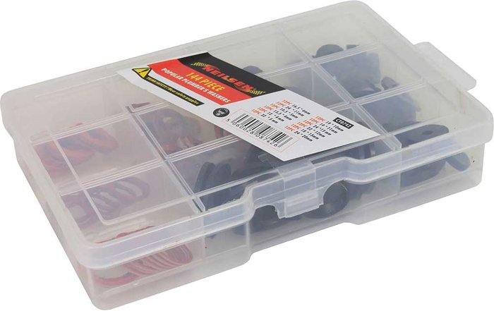 Tooled Up | Arctic Hayes Arctic Hayes 144 Piece Popular Plumbers Washer Kit Arctic Hayes Arctic Hayes 144 Piece Popular Plumbers Washer Kit