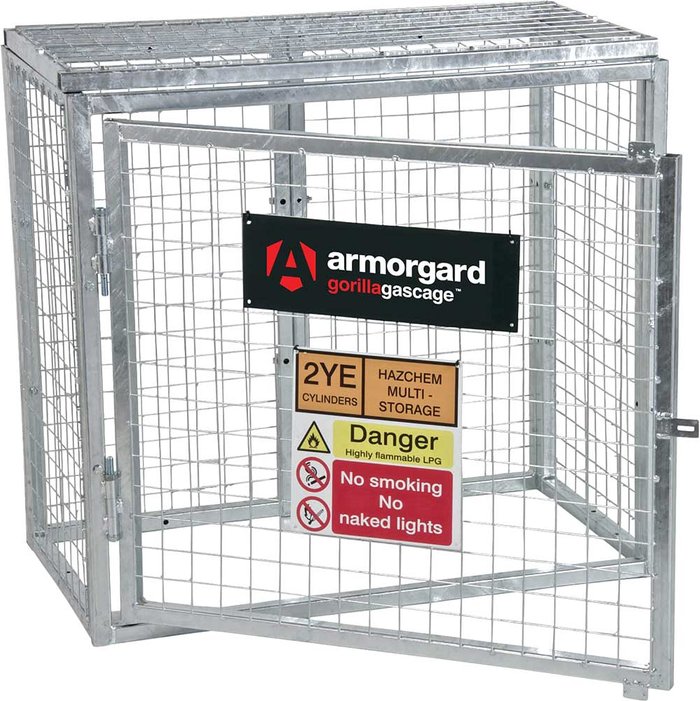 Tooled Up | Armorgard Armorgard Gorilla Bolt Together Gas Cylinder Storage Cage 1000mm 500mm 900mm Armorgard Armorgard Gorilla Bolt Together Gas Cylinder Storage Cage 1000mm 500mm 900mm