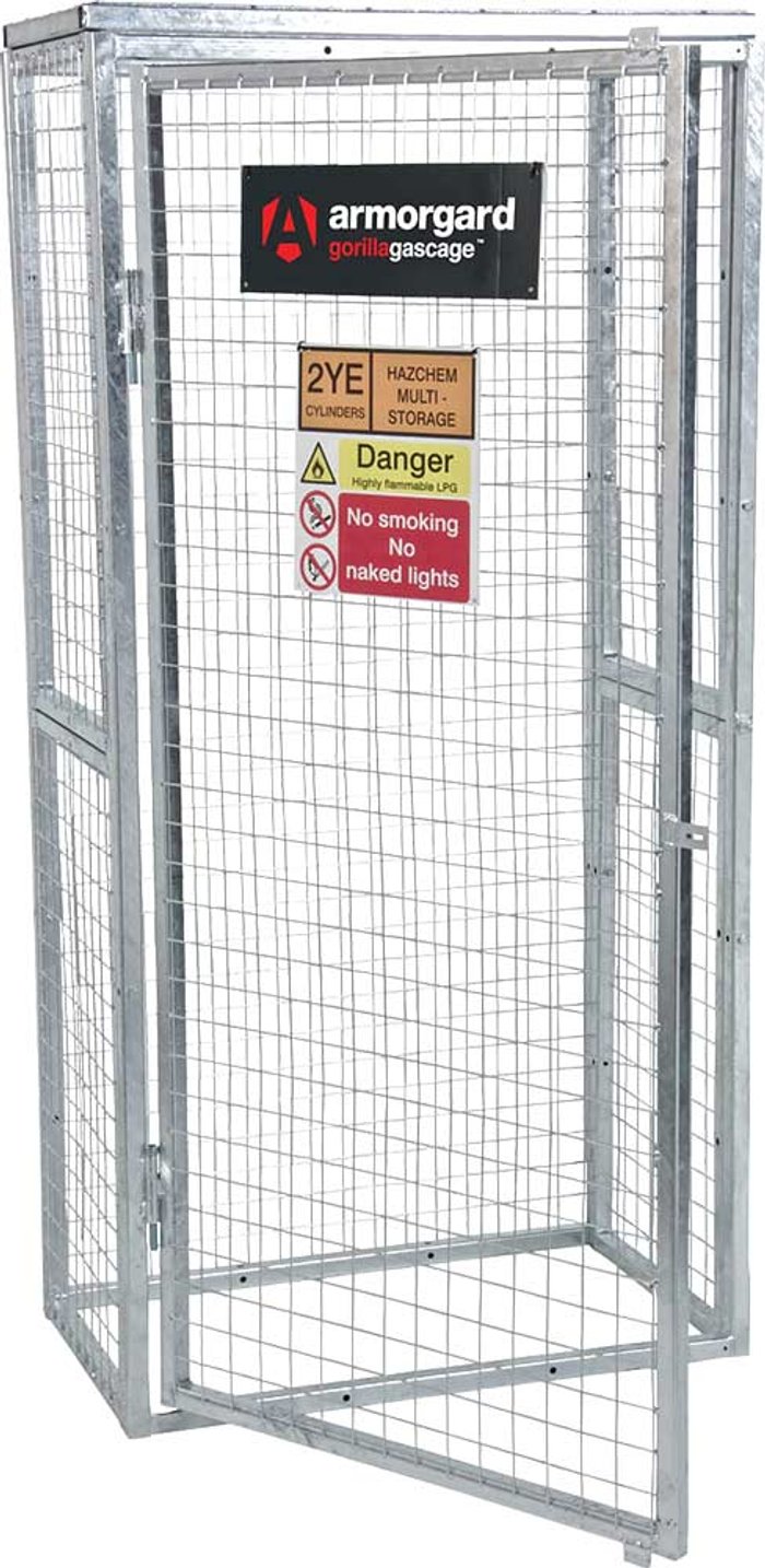 Tooled Up | Armorgard Armorgard Gorilla Bolt Together Gas Cylinder Storage Cage 900mm 500mm 1800mm Armorgard Armorgard Gorilla Bolt Together Gas Cylinder Storage Cage 900mm 500mm 1800mm