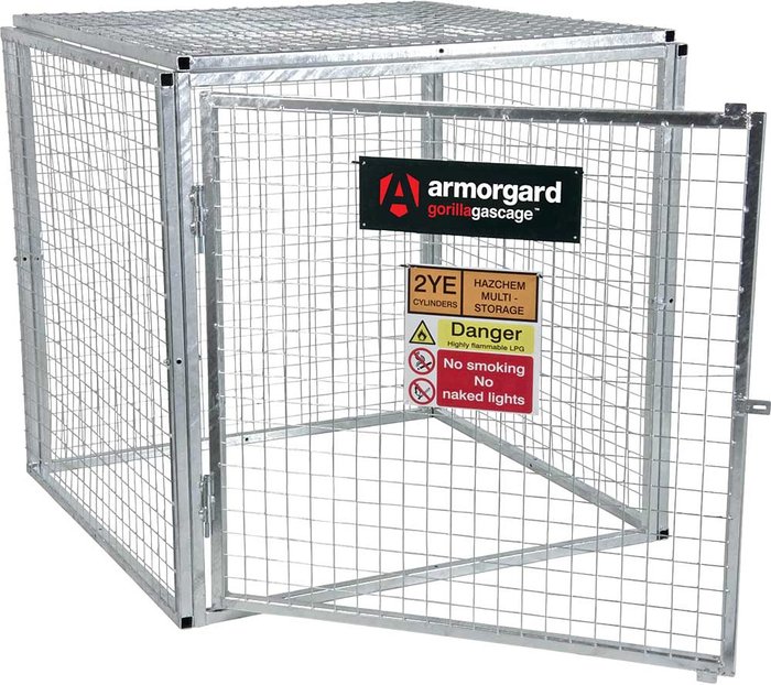 Tooled Up | Armorgard Armorgard Gorilla Bolt Together Gas Cylinder Storage Cage 1200mm 1200mm 1200mm Armorgard Armorgard Gorilla Bolt Together Gas Cylinder Storage Cage 1200mm 1200mm 1200mm