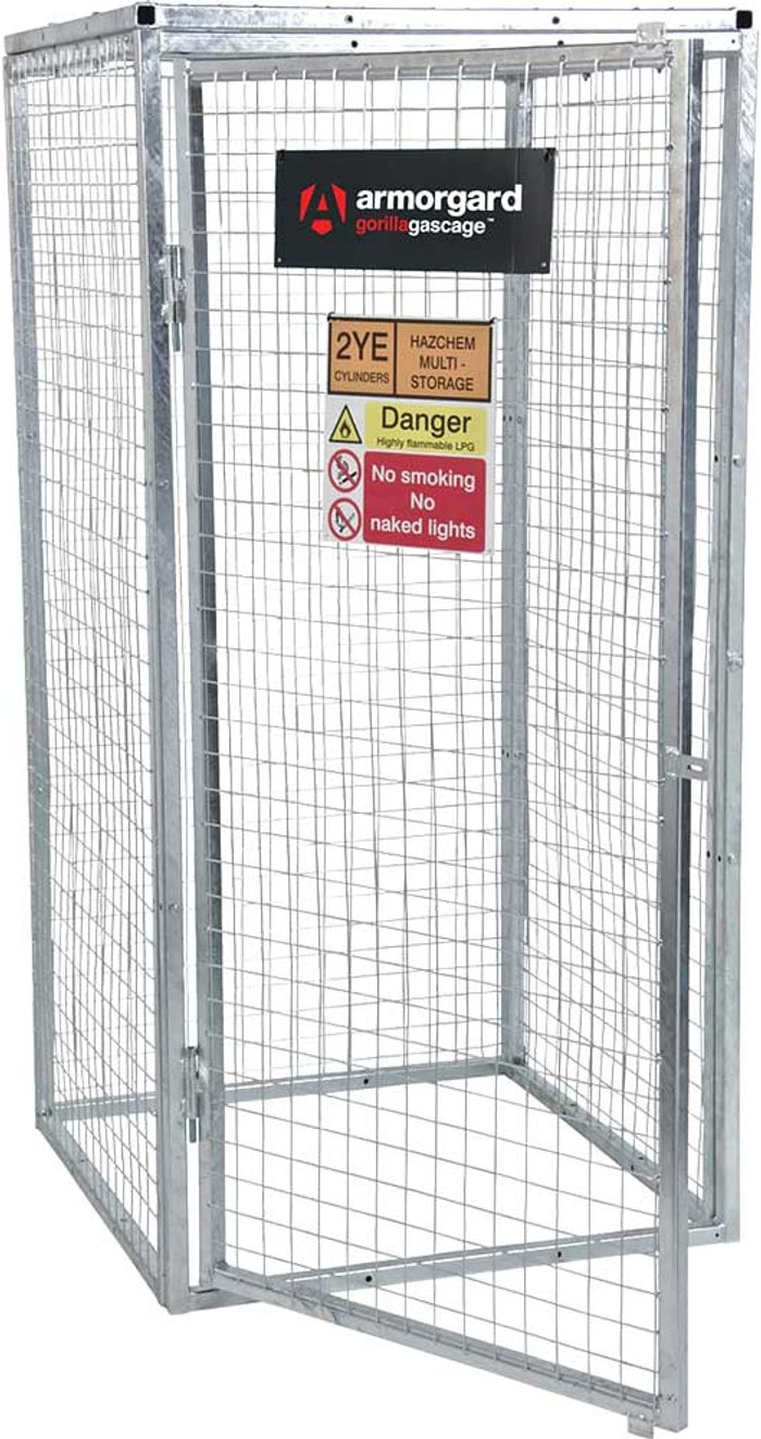 Tooled Up | Armorgard Armorgard Gorilla Bolt Together Gas Cylinder Storage Cage 900mm 900mm 1800mm Armorgard Armorgard Gorilla Bolt Together Gas Cylinder Storage Cage 900mm 900mm 1800mm