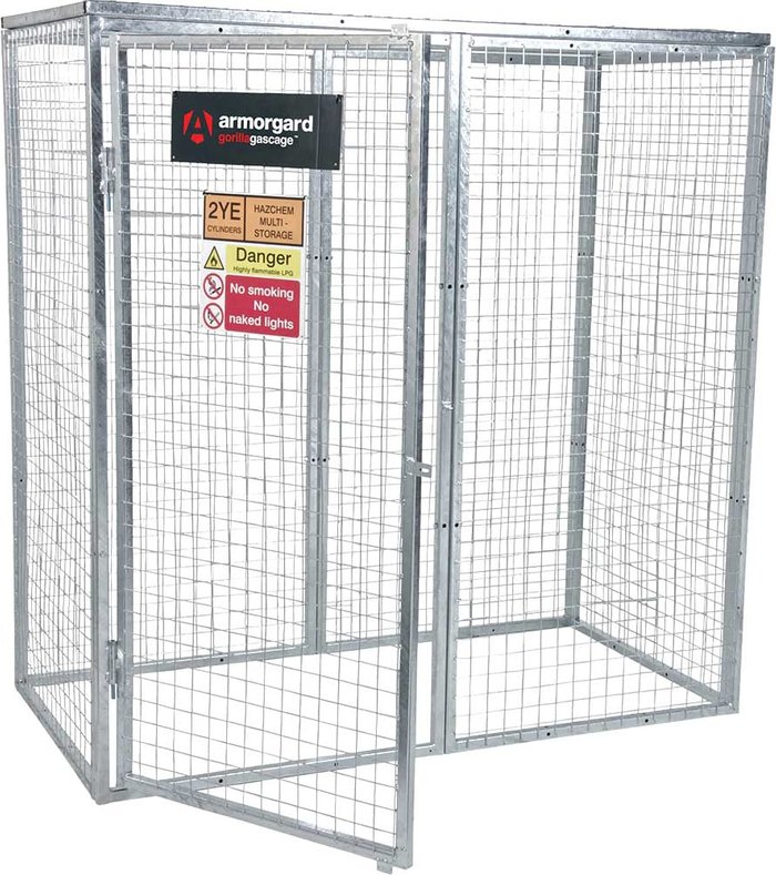 Tooled Up | Armorgard Armorgard Gorilla Bolt Together Gas Cylinder Storage Cage 1800mm 900mm 1800mm Armorgard Armorgard Gorilla Bolt Together Gas Cylinder Storage Cage 1800mm 900mm 1800mm