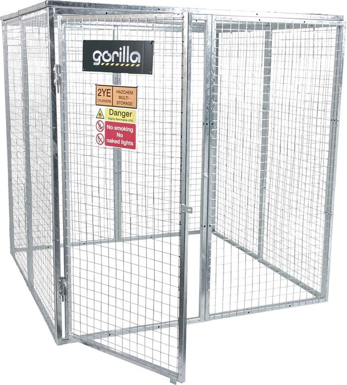 Tooled Up | Armorgard Armorgard Gorilla Bolt Together Gas Cylinder Storage Cage 1800mm 1800mm 1800mm Armorgard Armorgard Gorilla Bolt Together Gas Cylinder Storage Cage 1800mm 1800mm 1800mm