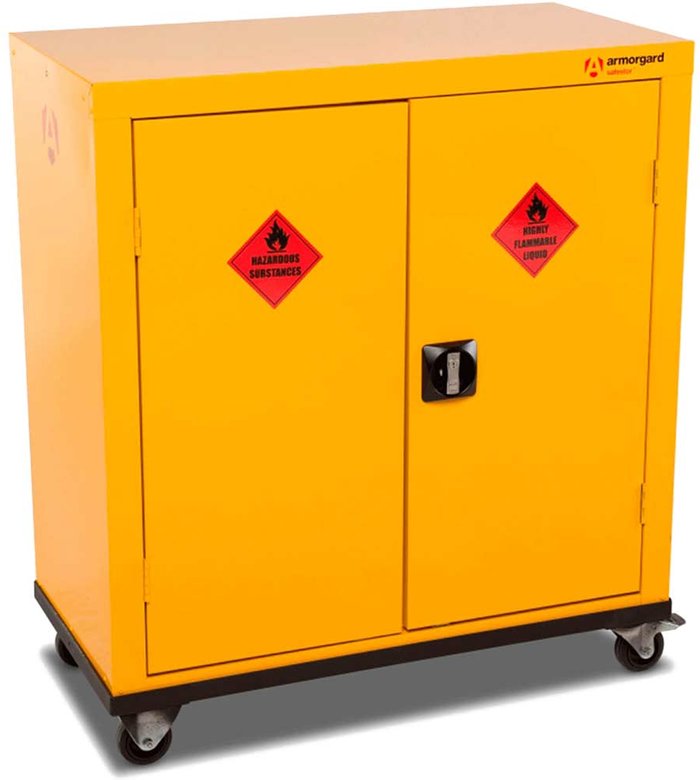 Tooled Up | Armorgard Armorgard Safestor Hazardous Materials Secure Mobile Storage Cabinet 900mm 465mm 1010mm Armorgard Armorgard Safestor Hazardous Materials Secure Mobile Storage Cabinet 900mm 465mm 1010mm