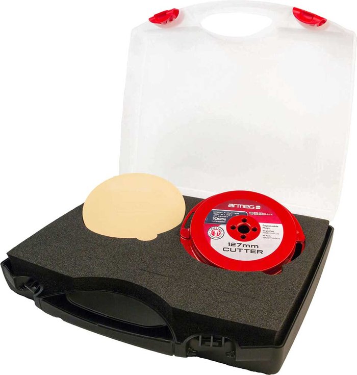 Tooled Up | Armeg Armeg 127mm Diameter Plug Solid Board Cutter Set Armeg Armeg 127mm Diameter Plug Solid Board Cutter Set