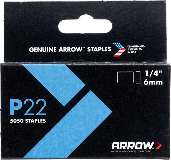 Tooled Up | Arrow Arrow P22 Staples 6mm Pack of 5000 Arrow Arrow P22 Staples 6mm Pack of 5000