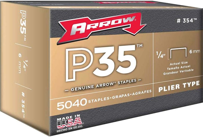 Tooled Up | Arrow Arrow P35 Staples 6mm Pack of 5000 Arrow Arrow P35 Staples 6mm Pack of 5000