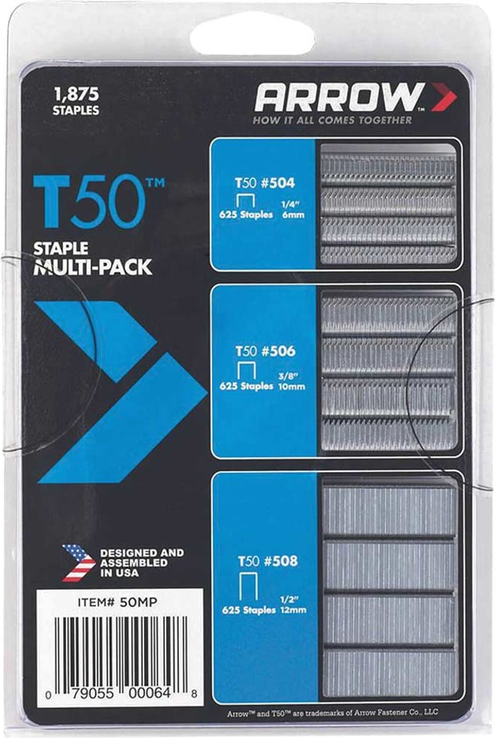 Tooled Up | Arrow Arrow T50 Staples Multi Pack Arrow Arrow T50 Staples Multi Pack